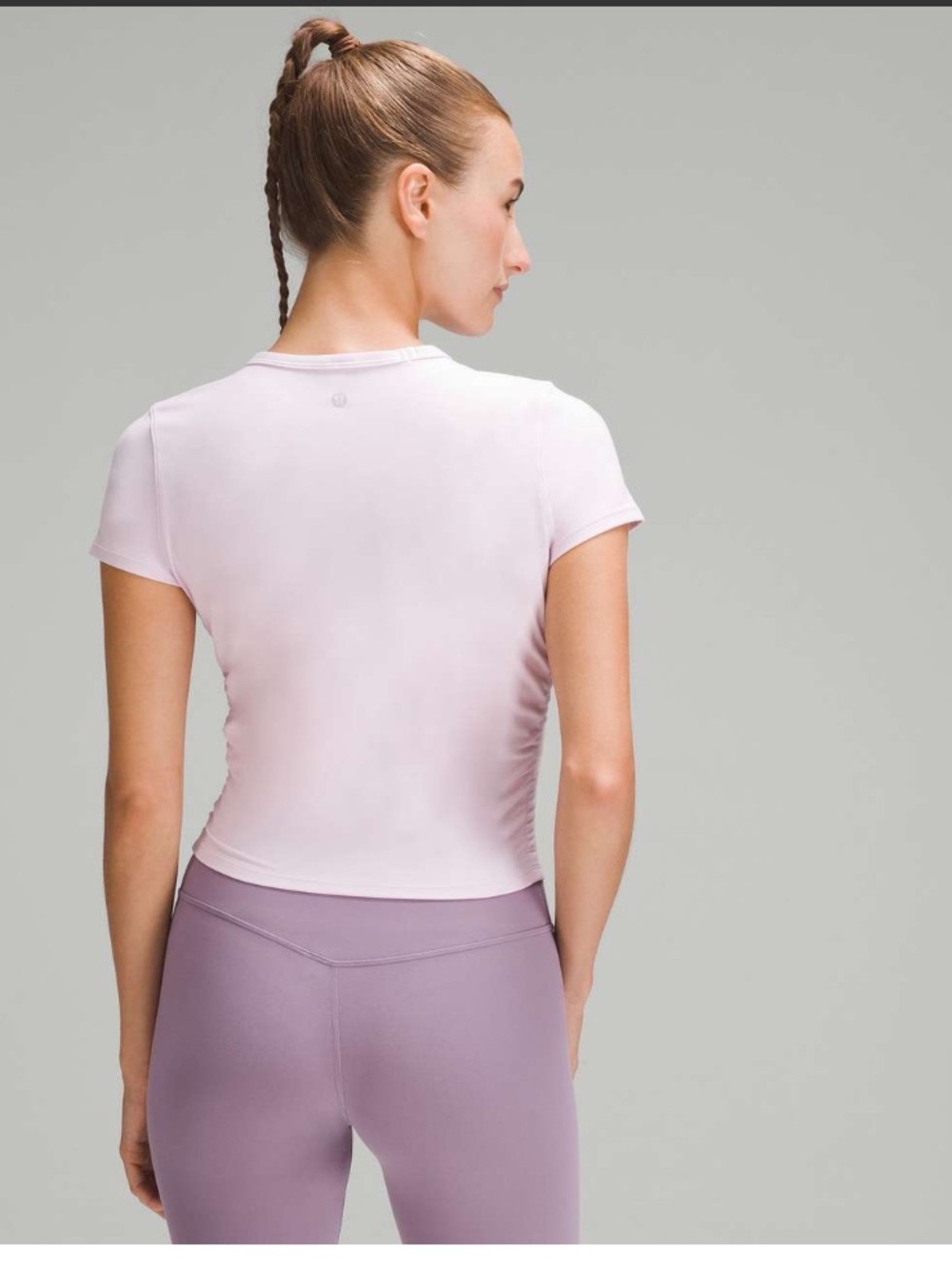 Lululemon All It Takes Nulu Short-Sleeve
T-Shirt Meadowsweet Pink. Size 6 - Picture 2 of 16